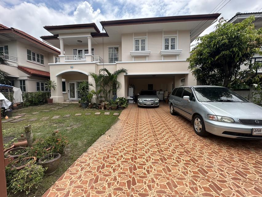 บ้านหลังใหญ่พื้นที่เยอะ ใกล้ทางด่วนจตุโชติ ขายบ้านเดี่ยว 2 ชั้นเนื้อที่ 83 ตรว.หมู่บ้านเดอะสวีทการ์เด้นวิลล์2 4ห้องนอน 4ห้องน้ำ เขตคลองสามวา กรุงเทพ 3