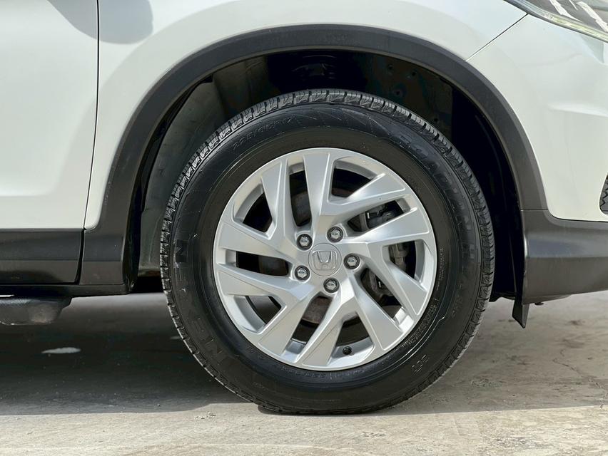 ปี 2015 HONDA CRV, 2.0 E (i-VTEC)โฉม ปี12-17 สีขาว เกียร์ออโต้ เครื่องเบนซิน 16