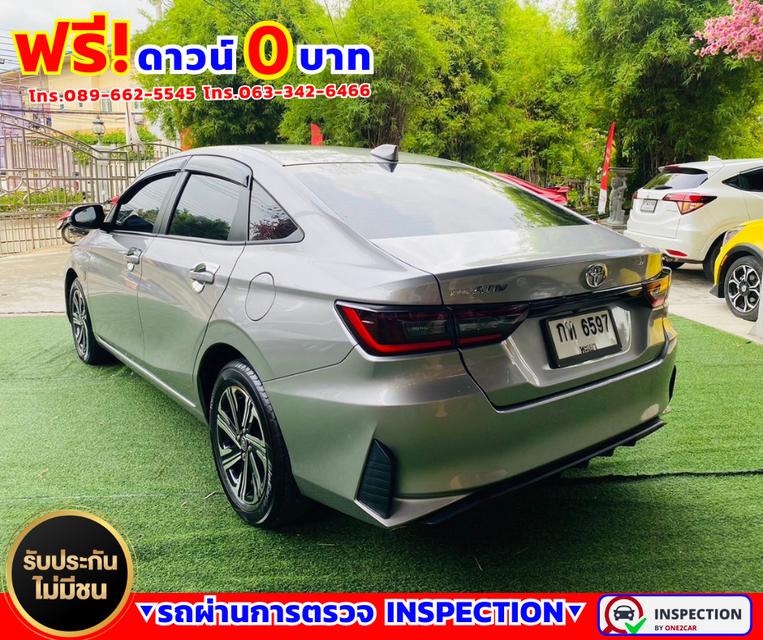 🌟ปี2023 Toyota Yaris Ativ 1.2 Smart 🌟ไมล์แท้ 46,xxx กม.  🌟รับประกันศูนย์ ถึงปี 2025 4