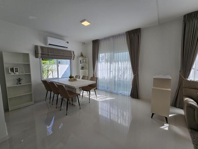 For rent Single house Villaggio2 Srinakarin-Bangna New house 3 BRs with garden maintenance service and free internet 5