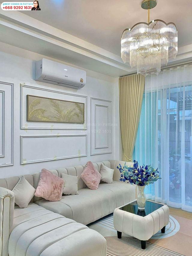 "บ้านเดี่ยว 2 ชั้น พร้อมอยู่ ใกล้โรงเรียนนานาชาติ ใจกลางเมืองพัทยาเหนือ!"พร้อมสังคมคุณภาพและระบบรักษาความปลอดภัย 24 ชม. #รหัสทรัพย์421 10