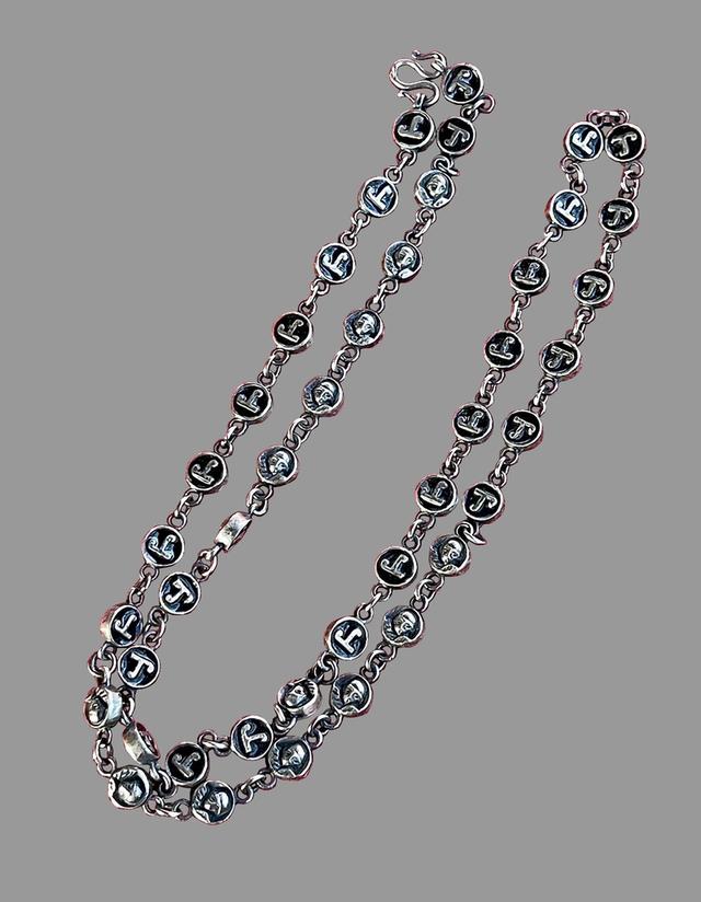 สร้อยนะโมพ่อท่านคล้าย วัดสวนขัน เนื้อเงิน ปี2508 5