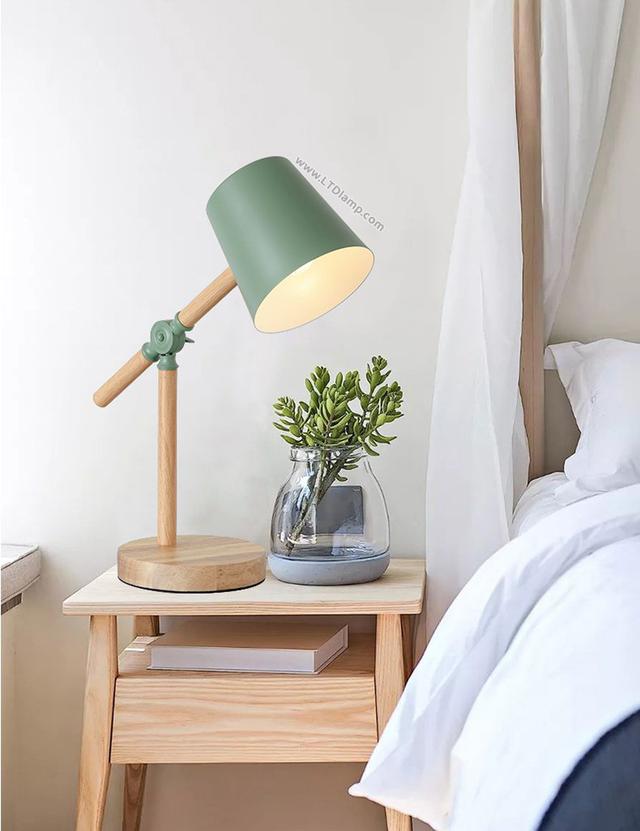รูป โคมไฟคับบี้ โคมไฟตั้งโต๊ะ โคมไฟหัวเตียง โคมไฟตกแต่งห้องนอน โคมไฟแต่งบ้านสไตล์มินิมอล (Minimal lamp)  5