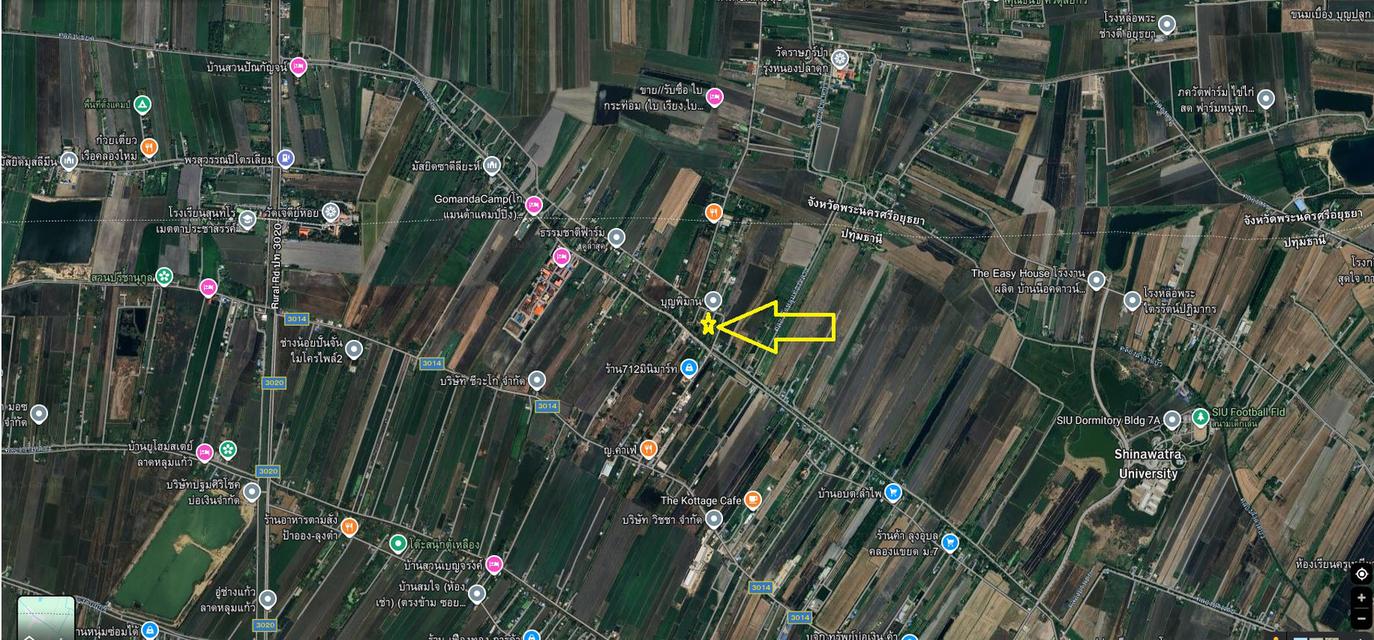 ที่ดินริมคลองให้เช่า5ไร่ บ่อเงิน20 ลาดหลุมแก้ว ปทุมธานี 1