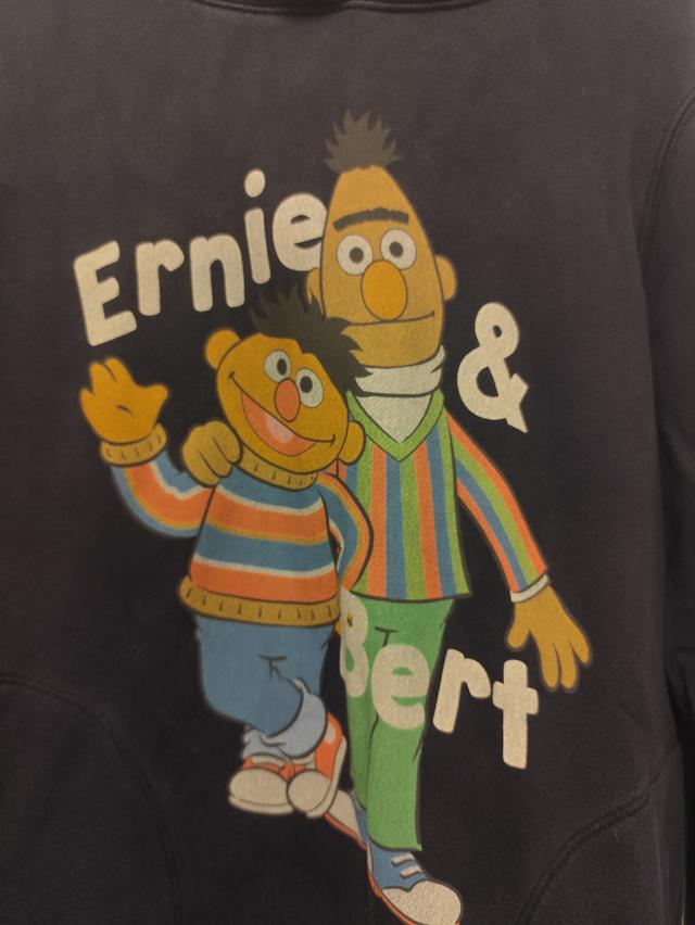 เสื้อสเวตเตอร์  Uniqlo Sesame Street Ernie & Bert Pullover Hoodi รูปที่ 2
