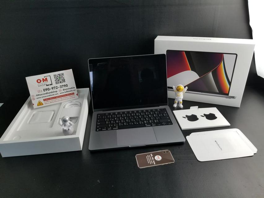 รูป ขาย/แลก MacBookPro (2021) 14" M1Pro Ram16 SSD 512 Space Gray ศูนย์ไทย สภาพเอี่ยมๆ เพียง 69,900 บาท  4
