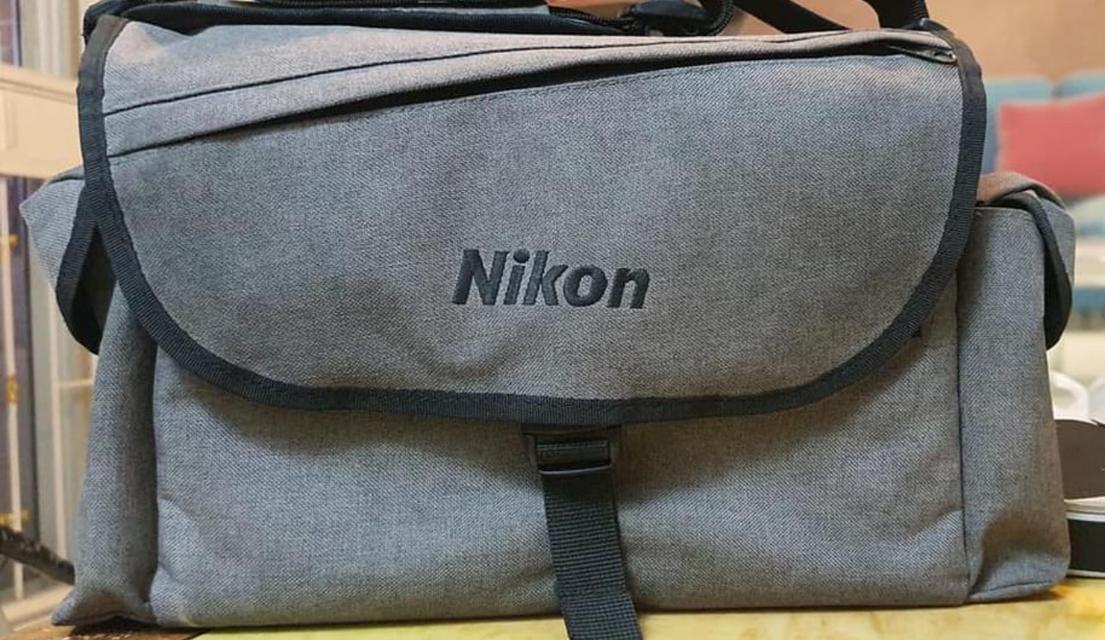  กระเป๋ากล้อง Nikon สีเทาสวย