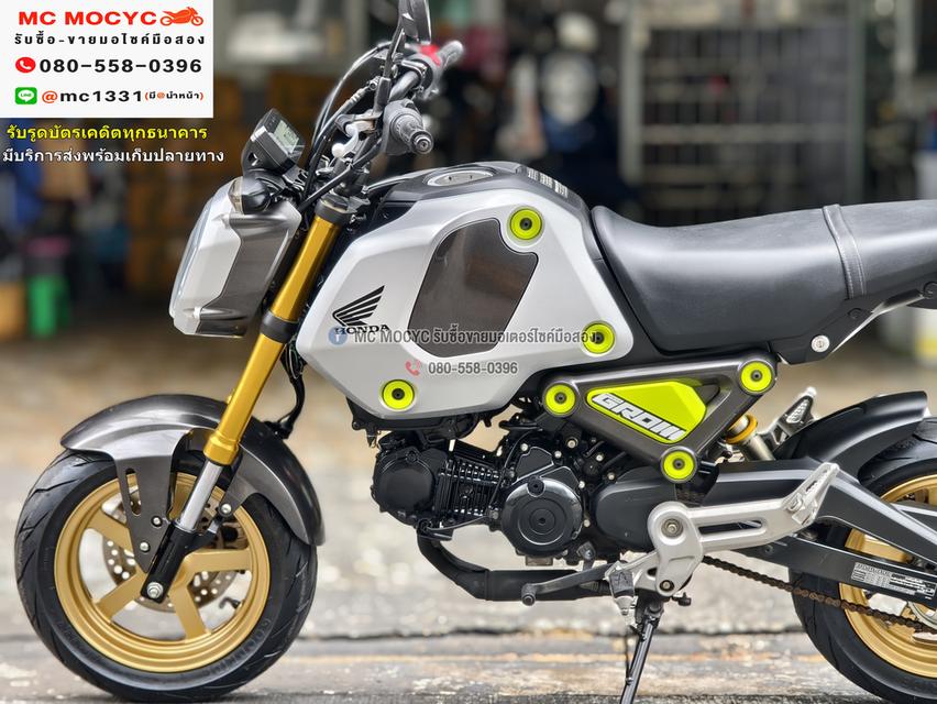Msx Grom abs 2022 วิ่ง10000โล รถบ้านแท้ไม่ใช่รถประมูล เครื่งท่อเดิมชุดสีสวย มีเล่มชุดโอนครบ  No1137 10