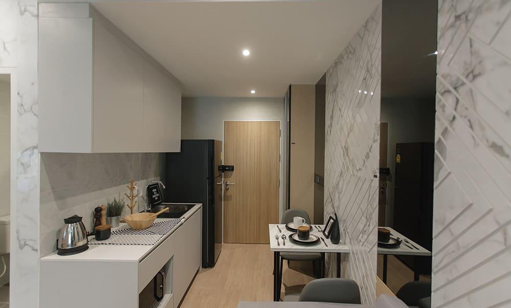 คอนโดแต่งครบ Fully Furnished สไตล์โมเดิร์น ใกล้สาทร เดินไป BTS ตลาดพลู ได้สบายๆ โครงการ The Matt สาทร-ท่าพระ 2 6