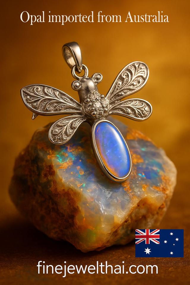 Finejewelthai.com จี้โอปอลแท้ เข็มกลัดโอปอล พลอยแท้ พร้อมใบรับรอง