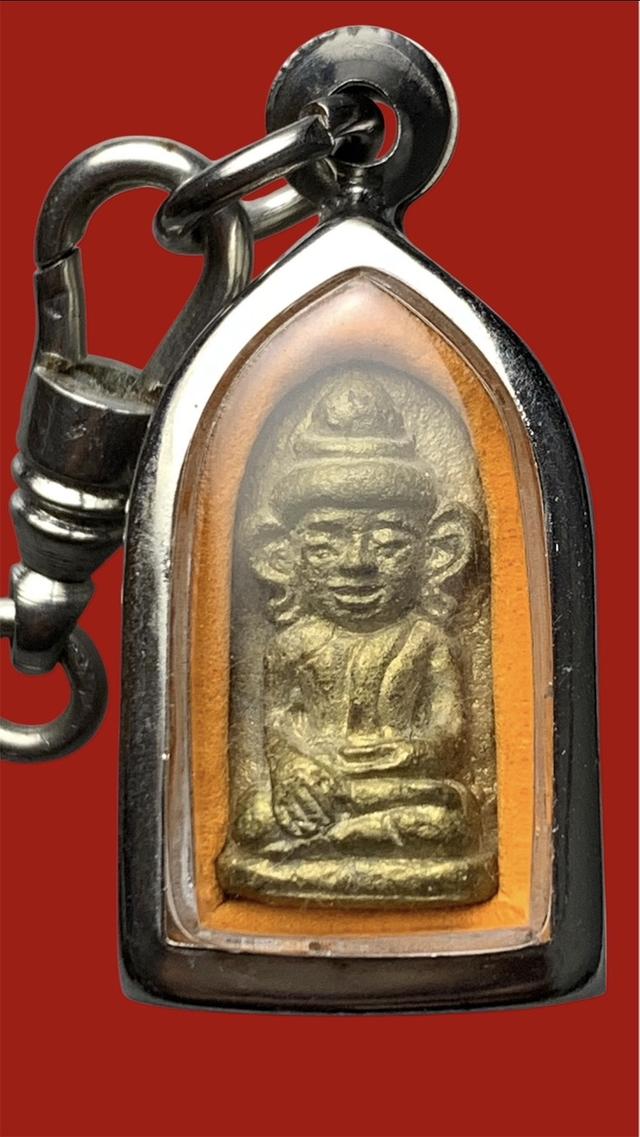สมเด็จเจ้าเกาะยอ พระอาจารย์คลังแสง สำนักสงฆ์เขากุฎิ สงขลา สภาพเดิมๆ พร้อมตะขอ รูปที่ 3