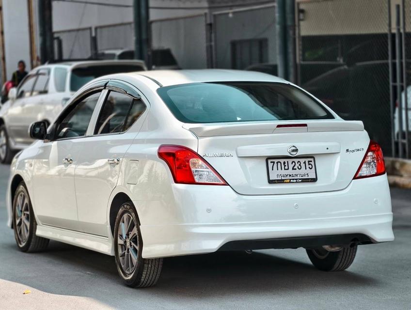 NISSAN ALMERA 1.2 E ปี 2018 Sportech A/T เกียร์ Auto สีขาว ไมล์ 91xxx km. 8