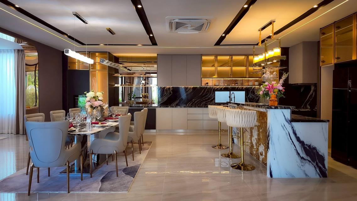 ขายบ้าน Pool Villa โซนมาบประชัน 126 ตารางวา 752 ตารางเมตร 5 ห้องนอน 7 ห้องน้ำ ดีไซน์หรู ทันสมัย 10