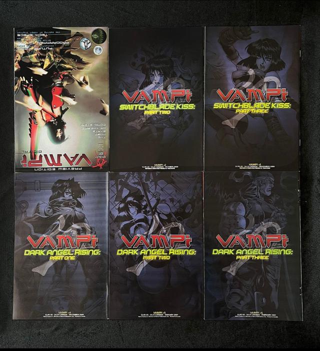 หนังสือการ์ตูน VAMPI Harris(2000) Commics US (ภาษาอังกฤษ)