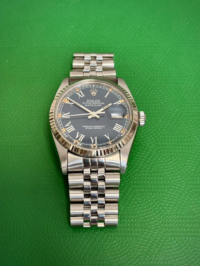 Rolex Datejust 16014 36mm Blue Buckley Dial Watch only