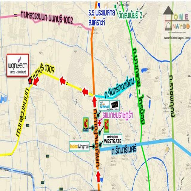 รีโนเวทใหม่ ขายบ้านเดี่ยว50ตรว. ม.พฤกษ์ลดา วงแหวน-รัตนาธิเบศร์ ถ.คลองถนน สวยพร้อมอยู่ 14