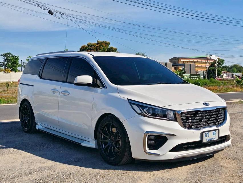 #KIA GRAND #CARNIVAL 2.2 EX ปี 2018🤍 สีขาวมุก | มือเดียวป้ายแดงรถครอบครัวอเนกประสงค์ 7 ที่นั่ง