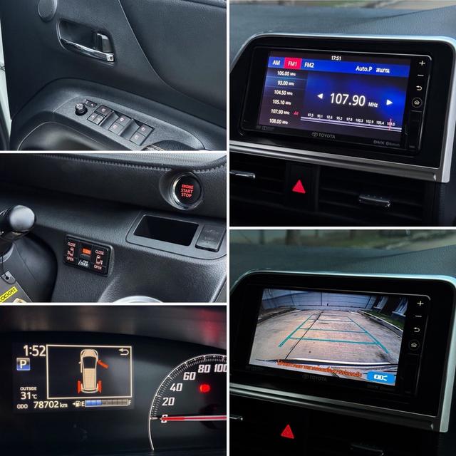 รหัสรถ AVA3567 🇯🇵 Toyota Sienta 1.5 V CVT 2018 ตัว Top 7 ที่นั่ง ใช้งานน้อย 7 หมื่นโล ประวัติครบ 15