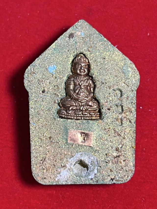 193. พระขุนแผนพลายชุมพล พิมพ์ใหญ่ กุมารทองแดง วัดแค จ.สุพรรณบุรี เนื้อเขียวมณีลาภ ตะกรุดทองแดง ติดจีวรหลวงพ่อคูณ