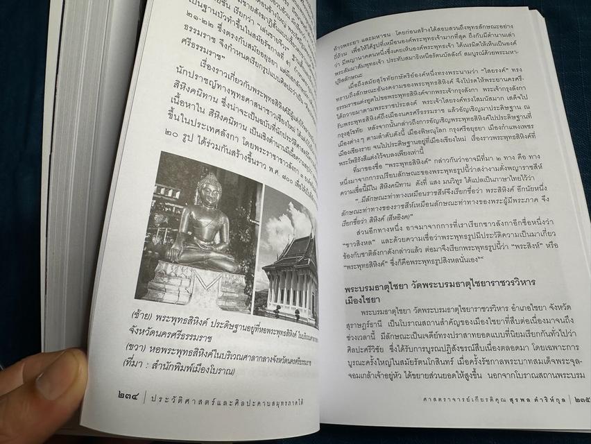 หนังสือประวัติศาสตร์และศิลปะคาบสมุทรภาคใต้ โดยศ.สุรพล ดำริห์กูล สำนักพิมพ์เมืองโบราณความหนา366หน้า ปกอ่อน 6