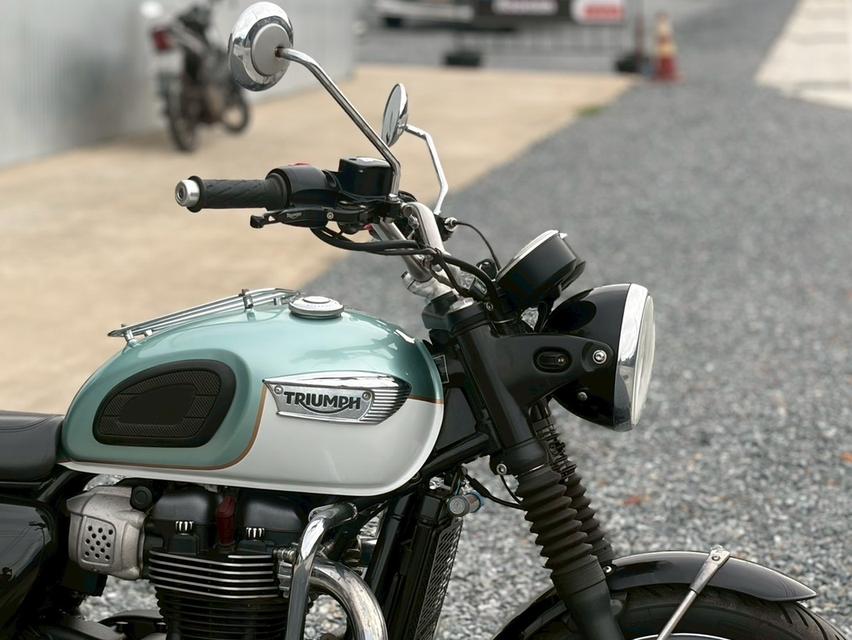 Triumph bonneville T100 ปี 2017 ฟ้าขาว รูปที่ 3