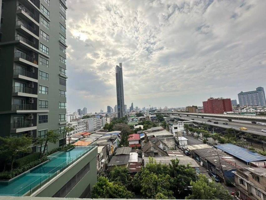 ขายคอนโดTeal Sathorn - Taksin ชั้น 8 ห้องมุม วิวสระ ใกล้BTS วงเวียนใหญ่ 14