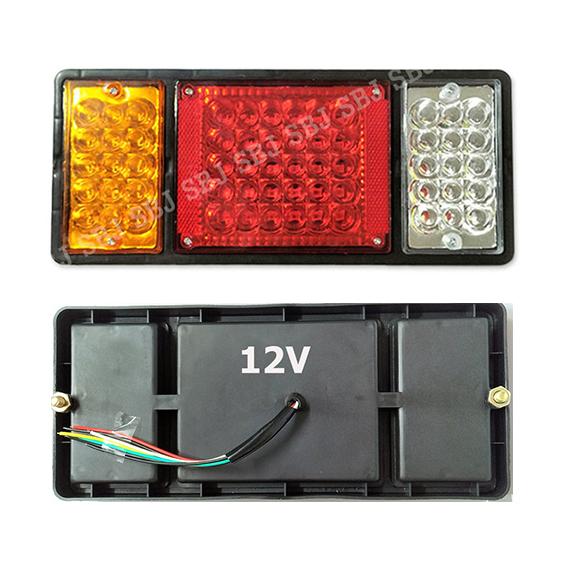 ไฟท้าย 3 ตอน ตรงรุ่น ISUZU / NPR NKR NLR  ไฟ12 และ 24V 60LED รถบรรทุก 6 ล้อ 10 ล้อ  รถเทเลอร์ และรถพ่วง รูปที่ 3