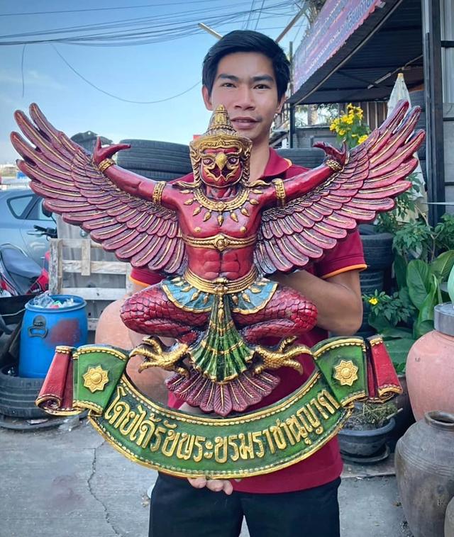 รูปหล่อพญาครุฑ ขนาด70ซม ครุฑแขวนผนัง 7