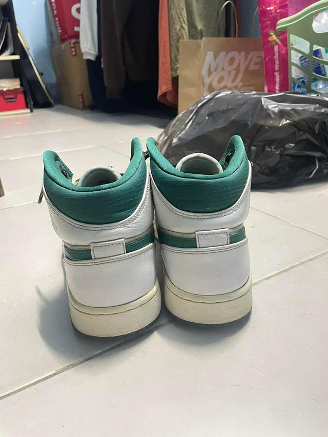 Nike Jordan 1 mid white mystic green รูปที่ 5