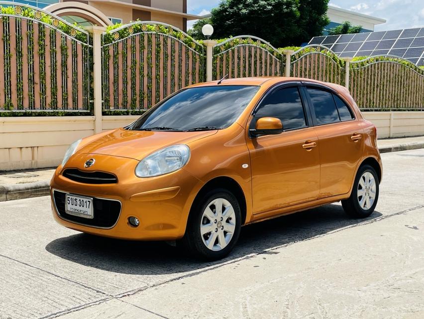 Nissan March 1.2VL เบนซิน เกียร์ออโต้  ปี2012
