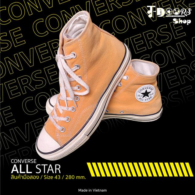 CONVERSE ผ้าใบหุ้มข้อมือสอง สภาพเหมือนใหม่ จัดส่งฟรี!!!เก็บปลายทาง