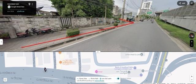  ขายที่ดิน 423 ตารางวา ติดถนนใหญ่ซอยรามคำแหง 24 รถผ่านตลอด เหมาะค้าขายหรือโครงการพาณิชย์ แปลงหัวมุมสวย  2