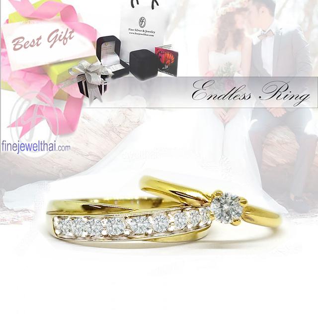 Finejewelthai ชุดของขวัญ แหวนเพชร ต่างหู สร้อยคอ ลดสูงสุด50%