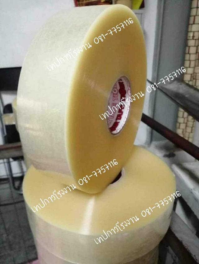 เทปม้วนใหญ่ เทปใสพันหลา เทปปิดกล่อง1,000หลา 081-7757116