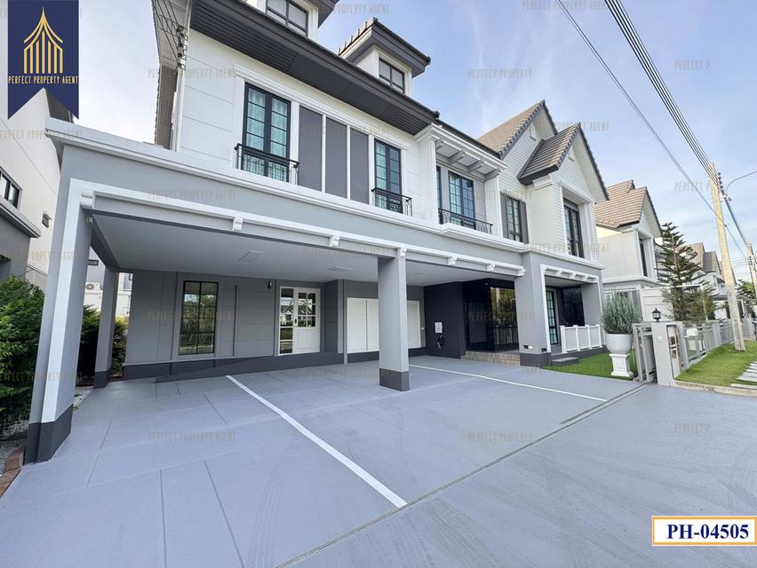 For Rent บ้านเดี่ยวบุราสิริ ปัญญาอินทรา บางชัน หน้าเลค พร้อมอยู่ พร้อมเฟอร์นิเจอร์ครบครัน