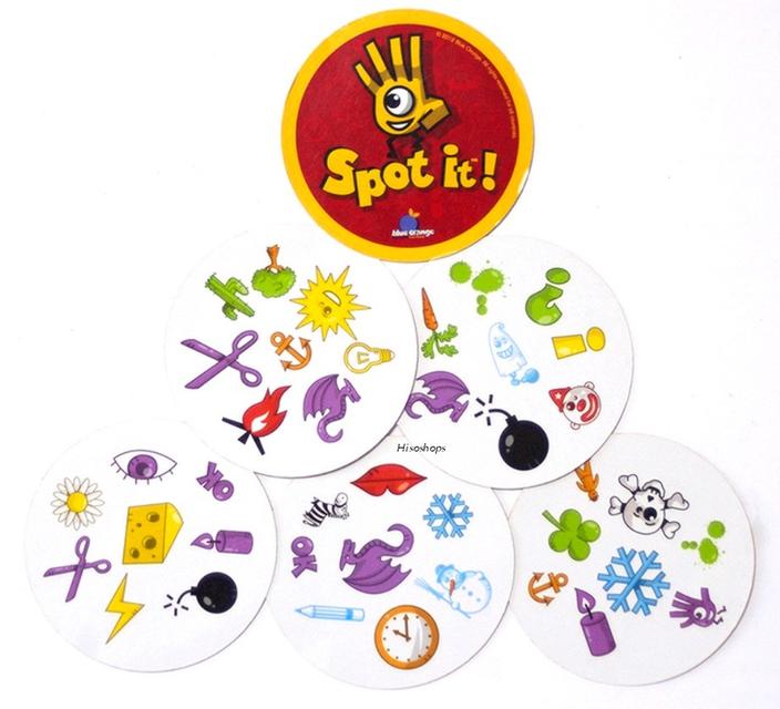 Dobble Card Game Spot It Potte เกมส์ฮิต เล่นง่าย เกมส์กระดาน จับคู่รูปภาพ ให้น้องๆ สนุกสนานและเสริมพัฒนาการ 8