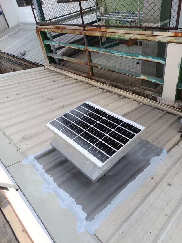 พัดลมระบายอากาศหลังคาพลังงานแสงอาทิตย์  (14 นิ้ว) 9