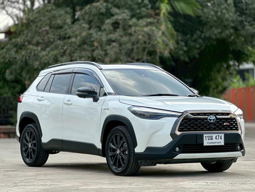 รหัสรถ PAT474 Toyota Corolla Cross 1.8Hybrid Premium Safety  สีขาว ปี2020 2