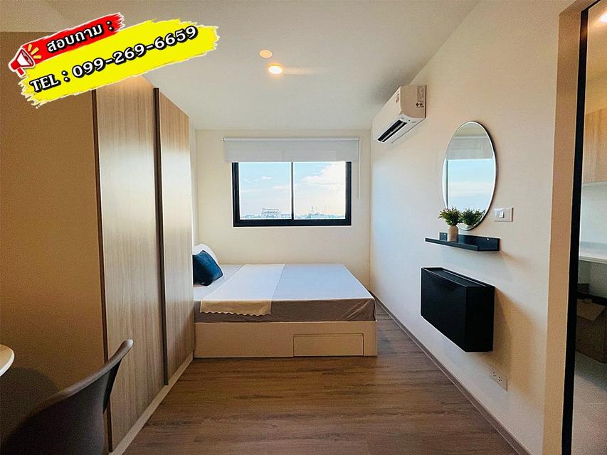 ให้เช่า Condo The Origin Bangkae ใกล้ MRT บางแค 23 ตารางเมตร 1 ห้องครัว ชั้น5 ทิศใต้ ตึกC (เลี้ยงสัตว์ได้) ตกแต่งครบตามรูป 1