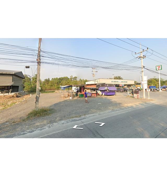 ที่ดินสี่แยกบ้านแถว อยู่หลังเซเว่นสาขาแยกบ้านแถวสระบุรี 1