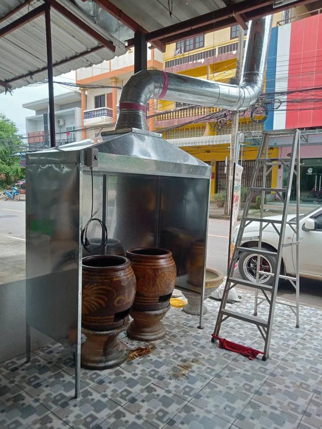 ช่างรางน้ำฝนสมุทรสาคร  ติดตั้งลูกหมุนระบายอากาศ ร้านอาหาร ปล่องดูดควัน ห้องครัว รับทำรางน้ำฝน ปล่องดูดควัน 