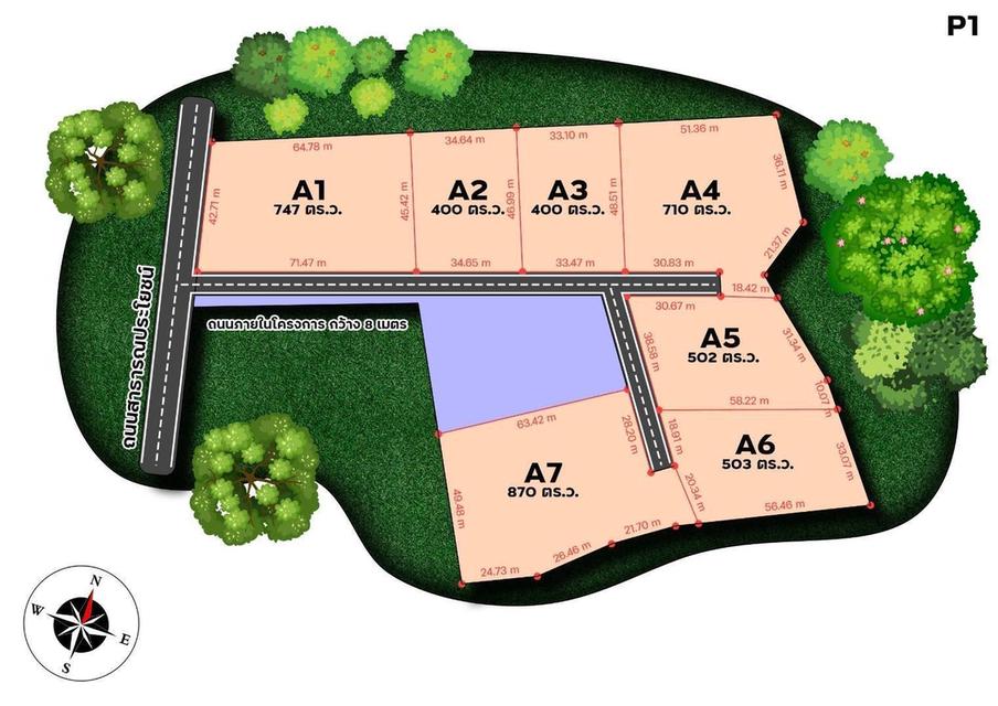 ขายที่ดินนครปฐม สามพราน ทำเลดี 4