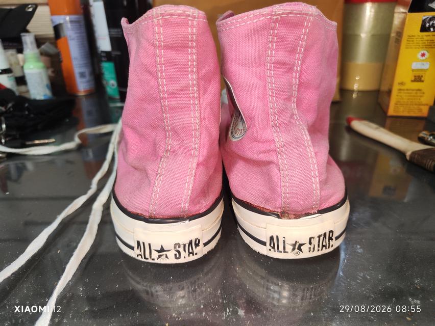 รองเท้า Converse แท้ รุ่นChuck Taylor All Star High(สีชมพู Pink Fuchsia) ผลิตในปี2014 (ขนาด Man 7.5/Women9.5/26cm/EUR41) ไซส์7.5 รูปที่ 2