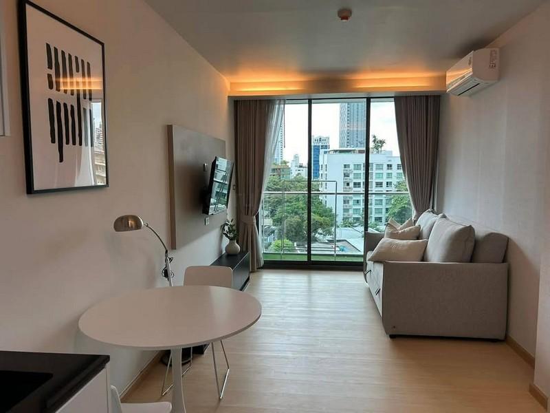 ให้เช่าห้องชุด รีโนเวทใหม่ Via 49 ขนาด 46 ตรม 1นอน 1น้ำ ชั้น 8 Fully furnished ใกล้ BTSทองหล่อ - ghd000530R