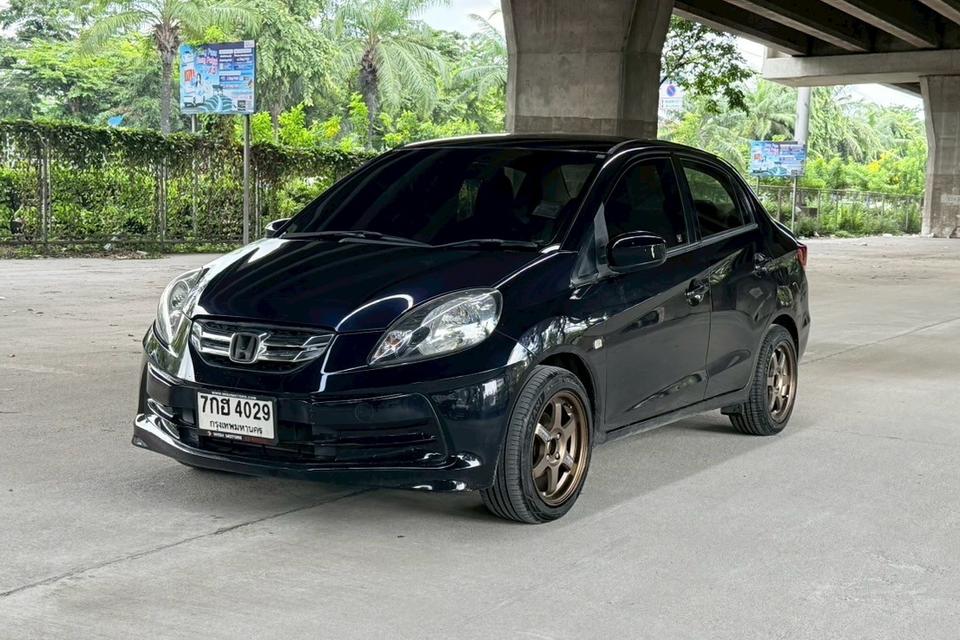 Honda Brio Amaze 1.2 S Sedan AT ปี 2013 4 ประตู รถสวย ฟรีดาวน์