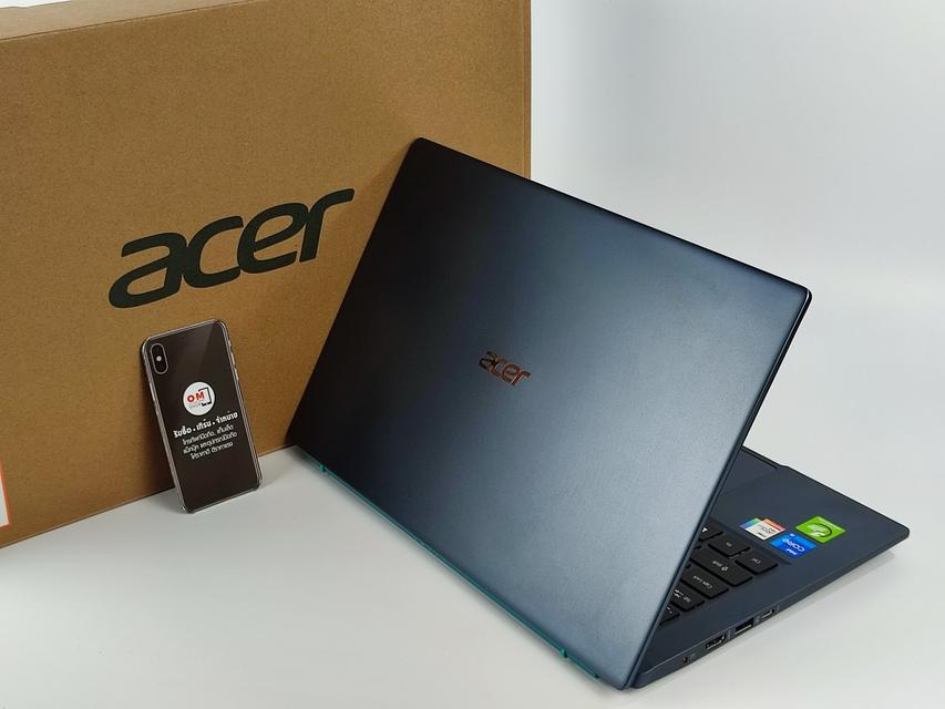 รูป ขาย/แลก Acer Swift 3X 14นิ้ว สีSteam Blue /Ram8GB /SSD512/ Core i5-1135G7 2.40GHz ศูนย์ไทย ครบกล่อง เพียง 14,900 บาท  3