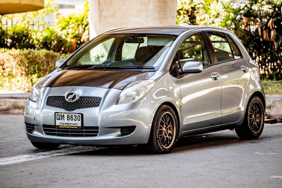 Toyota Yaris 1.5E ปี 2006 เกียร์ M/T แรๆ หายาก สีเทา แต่งครบสวยๆ