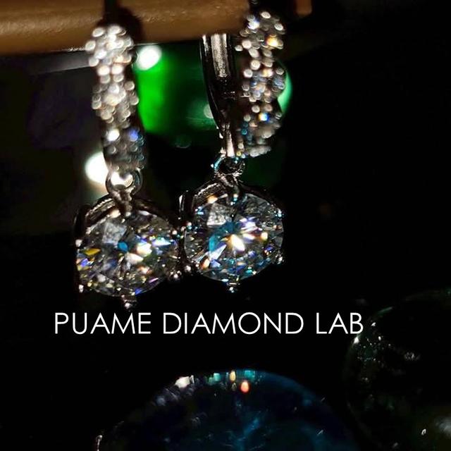 จิว ตุ้มหูเพชร ทำจากเพชรน้ำดี พร้อมใบรับรองพร้อมจำหน่ายหน้าร้านและออนไลน์ที่ปุอามี่ Diamond Lap Rama2 (095-8894732)