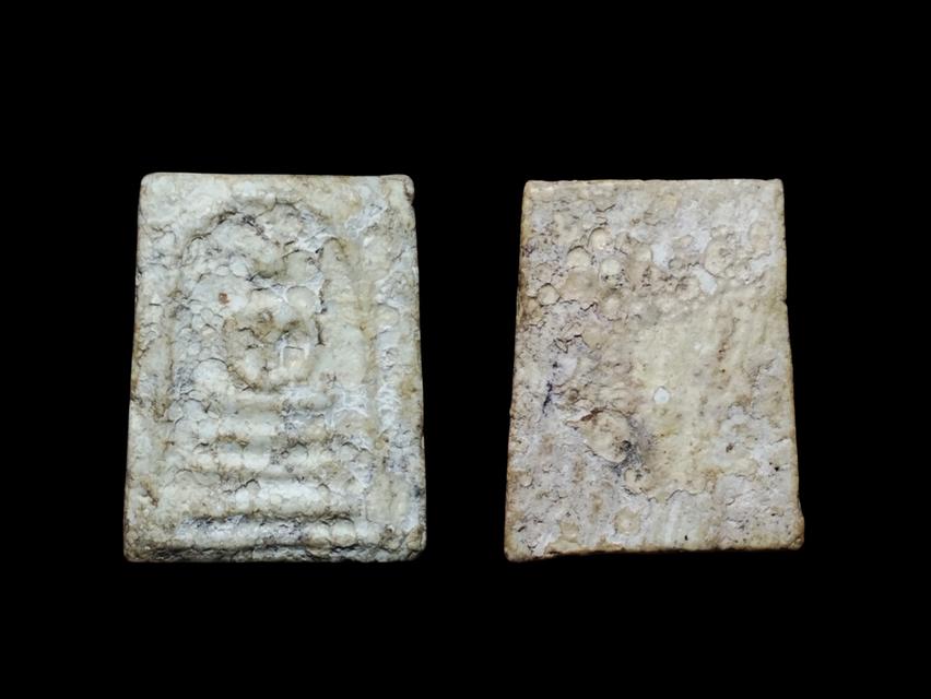 พระสมเด็จบางขุนพรหมพิมพ์คะแนน ปี09 ลงกรุ หลังปั๊มหมึกตรายางเจดีย์