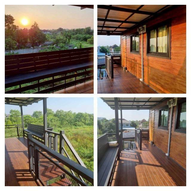 บ้านพลังงานไฟฟ้า ขายบ้านเดี่ยวสไตส์รีสอร์ท คลองหลวง ปทุมธานี แถมโซล่าเซลใช้ไฟฟ้าฟรี เหมาะสำหรับอยู่อาศัยหรือทำกิจการได้ 9